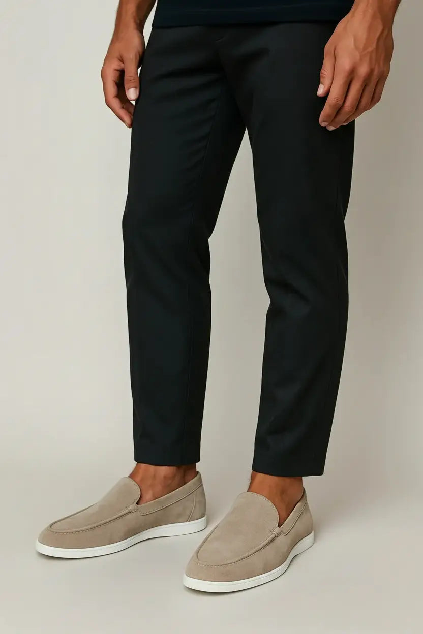 Mocassins élégants en daim